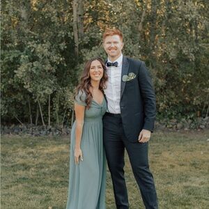 Birdy Grey Sage Green Maxi Dress